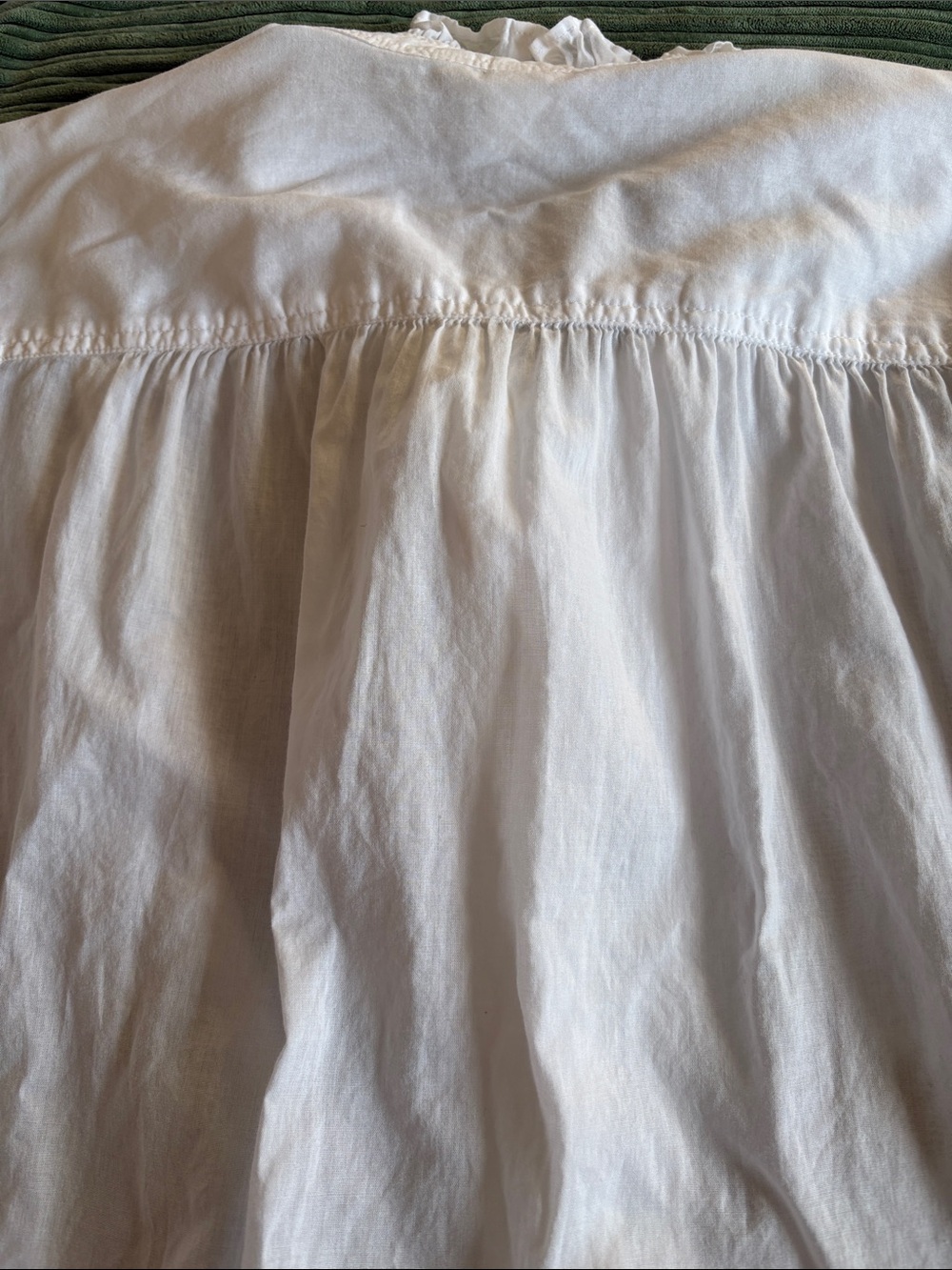 H&M White Ruffle-Neck Blouse - Picture 6 of 6